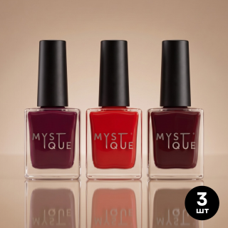 Набор укрепляющих лаков для ногтей «Red Collection»