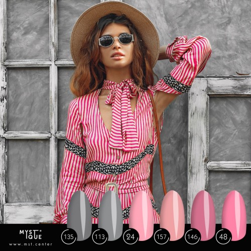 Набор гель-лаков «Pink Stripes»