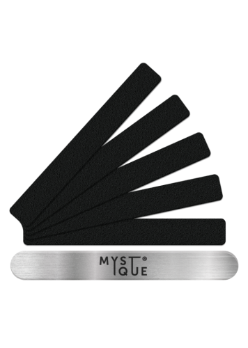 Набор: Металлическая основа пилки для ногтей + сменные файлы (180 грит)